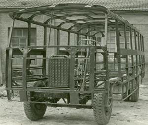 �W�一辆Q650车型骨架