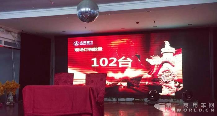北奔重卡青州地區(qū)產(chǎn)品體驗(yàn)活動(dòng) 斬獲訂單102輛！1.jpg