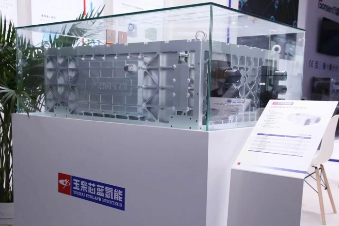 玉柴芯藍(lán)氫能電堆亮相國內(nèi)燃料電池最大展會 展示氫能核心技術(shù)實力4.jpg