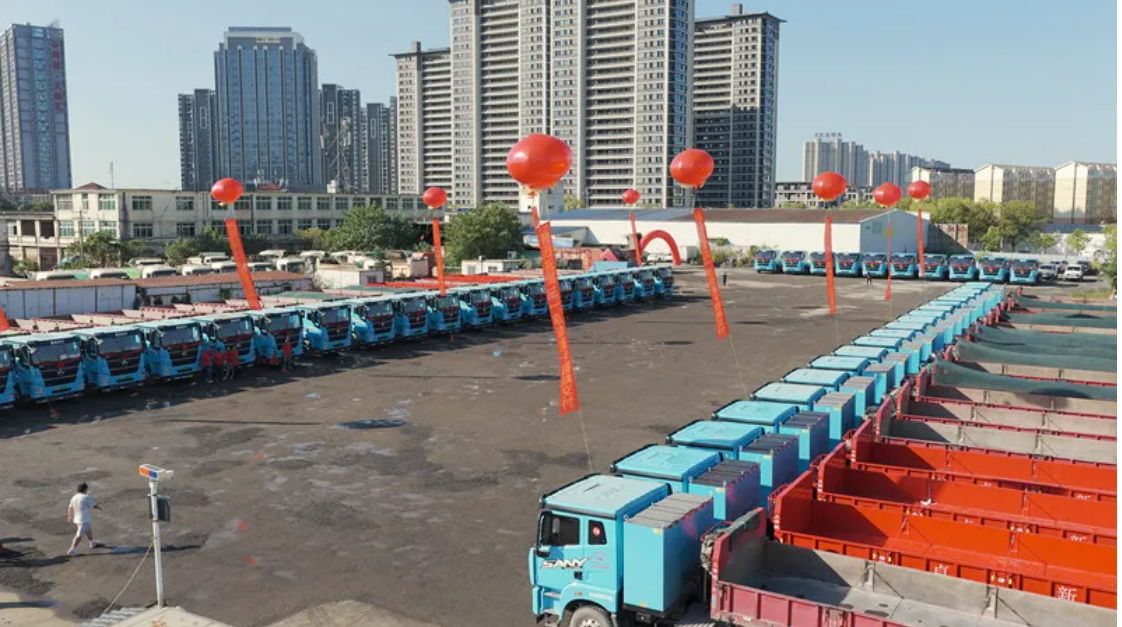 150臺(tái)！三一攜手卓新物流，江西綠色物流再提速5.png