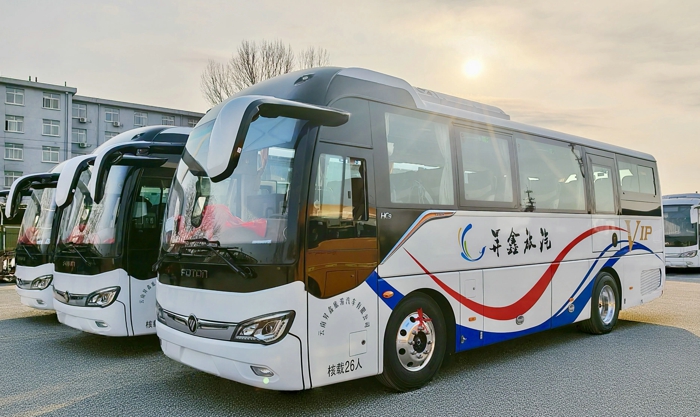 福田歐輝BJ6906城間客車批量交付云南昇鑫旅游3.jpg