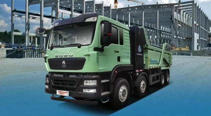 豪沃TX新能源自卸車用實力破局復雜工況3.jpg